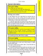 Предварительный просмотр 34 страницы Zanussi ZCG 6600 Operating And Installation Instructions