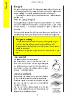 Предварительный просмотр 6 страницы Zanussi ZCG 7701X Instruction Booklet