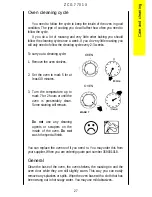 Предварительный просмотр 27 страницы Zanussi ZCG 7701X Instruction Booklet