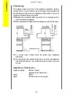 Предварительный просмотр 30 страницы Zanussi ZCG 7701X Instruction Booklet