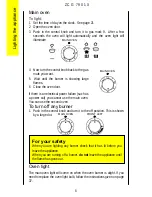 Предварительный просмотр 6 страницы Zanussi ZCG 7901X Instruction Booklet