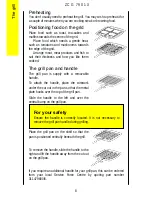 Предварительный просмотр 8 страницы Zanussi ZCG 7901X Instruction Booklet