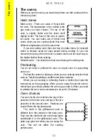 Предварительный просмотр 12 страницы Zanussi ZCG 7901X Instruction Booklet