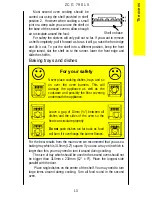 Предварительный просмотр 13 страницы Zanussi ZCG 7901X Instruction Booklet