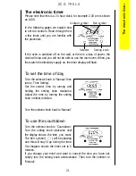 Предварительный просмотр 21 страницы Zanussi ZCG 7901X Instruction Booklet