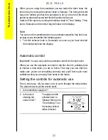 Предварительный просмотр 22 страницы Zanussi ZCG 7901X Instruction Booklet