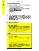 Предварительный просмотр 34 страницы Zanussi ZCG 7901X Instruction Booklet