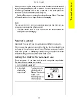 Предварительный просмотр 23 страницы Zanussi ZCG 7902 Instruction Booklet