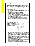 Предварительный просмотр 34 страницы Zanussi ZCG 7902 Instruction Booklet