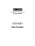 Zanussi ZCG 8021 Owner'S Manual предпросмотр