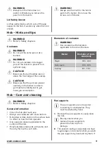 Предварительный просмотр 9 страницы Zanussi ZCG43000BA User Manual