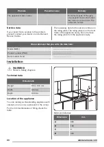 Предварительный просмотр 20 страницы Zanussi ZCG43000BA User Manual