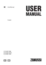 Zanussi ZCG43010BA User Manual предпросмотр