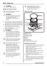 Preview for 8 page of Zanussi ZCG43200BA User Manual