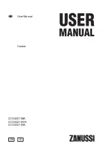 Предварительный просмотр 1 страницы Zanussi ZCG43210BA User Manual