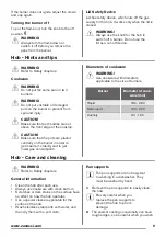 Предварительный просмотр 9 страницы Zanussi ZCG43210BA User Manual