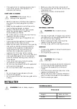 Preview for 6 page of Zanussi ZCG43250BA User Manual