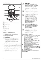 Предварительный просмотр 8 страницы Zanussi ZCG43330BA User Manual