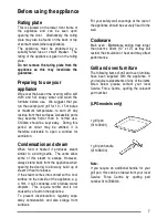 Preview for 7 page of Zanussi ZCG5000/ZCG5001 User Manual