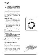 Preview for 11 page of Zanussi ZCG5000/ZCG5001 User Manual