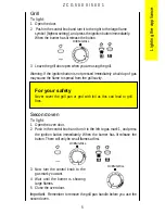 Предварительный просмотр 5 страницы Zanussi ZCG5000 Instruction Booklet