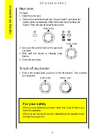 Предварительный просмотр 6 страницы Zanussi ZCG5000 Instruction Booklet