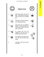 Предварительный просмотр 13 страницы Zanussi ZCG5000 Instruction Booklet