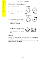 Предварительный просмотр 30 страницы Zanussi ZCG5000 Instruction Booklet