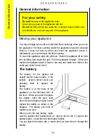 Предварительный просмотр 34 страницы Zanussi ZCG5000 Instruction Booklet