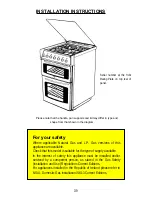 Предварительный просмотр 39 страницы Zanussi ZCG5000 Instruction Booklet