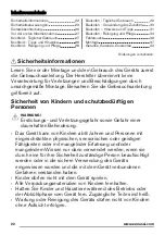 Preview for 22 page of Zanussi ZCG51011WA User Manual