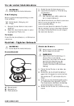 Предварительный просмотр 27 страницы Zanussi ZCG51011WA User Manual