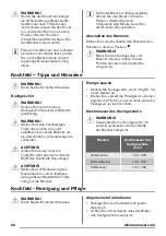 Предварительный просмотр 28 страницы Zanussi ZCG51011WA User Manual