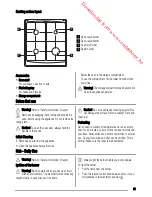 Предварительный просмотр 21 страницы Zanussi ZCG55DG User Manual