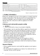 Preview for 2 page of Zanussi ZCG55WGW User Manual