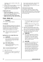 Preview for 10 page of Zanussi ZCG55WGW User Manual