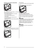 Preview for 14 page of Zanussi ZCG561 User Manual