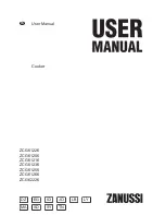 Zanussi ZCG61236 User Manual preview