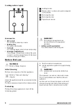 Preview for 8 page of Zanussi ZCG61246XA User Manual