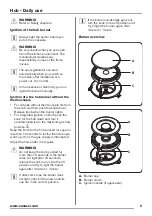 Preview for 9 page of Zanussi ZCG61246XA User Manual