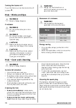 Preview for 10 page of Zanussi ZCG61246XA User Manual