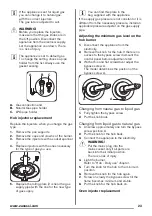 Preview for 23 page of Zanussi ZCG61246XA User Manual