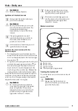 Предварительный просмотр 9 страницы Zanussi ZCG62256 User Manual