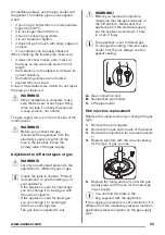 Предварительный просмотр 23 страницы Zanussi ZCG62256 User Manual