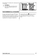 Предварительный просмотр 27 страницы Zanussi ZCG62256 User Manual