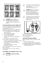 Предварительный просмотр 22 страницы Zanussi ZCG62356XA User Manual