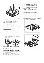 Предварительный просмотр 23 страницы Zanussi ZCG62356XA User Manual