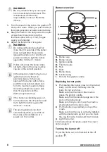 Preview for 8 page of Zanussi ZCG63010BA User Manual