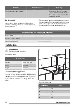 Предварительный просмотр 20 страницы Zanussi ZCG63010BA User Manual