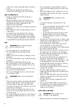 Preview for 4 page of Zanussi ZCG63040WA User Manual